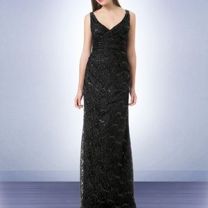 Bill Levkoff 1232 Black Lace Dress